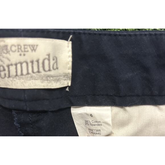 J. Crew Women's Frankie Bermuda Chino Short Black Size 6 - Picture 3 of 5